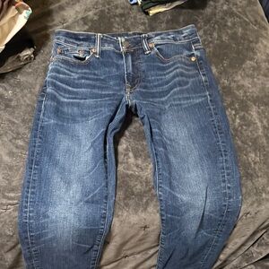 American Eagle Outfitters Dark Blue Relaxed Jeans